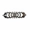 Floral Rhinestone Buckle Connector For Bags Clothing Accessories DIY 6 1/4 Inch X 1 3/4 Inch
